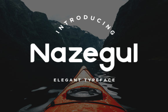 A Minimalist Sans Serif Font for Editorial Design: Meet Nazegul