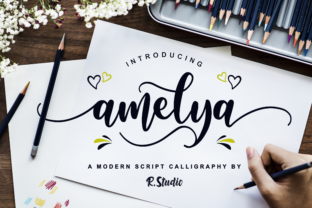 Amelya: The Handwritten Font That Makes Your Brand Instantly Recognizable