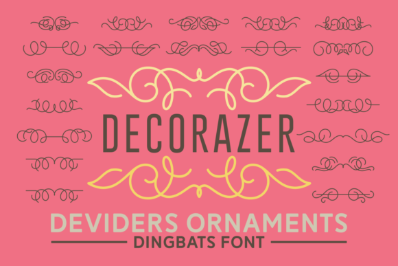 Decorazer: A Dingbats Font That Adds Romance to Web Design
