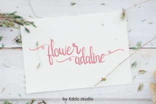 Flower Adaline: A Script Font That Earns Its Place in Real Projects