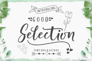 Good Selection Duo: A Script Handwritten Typeface for Editorial Storytelling
