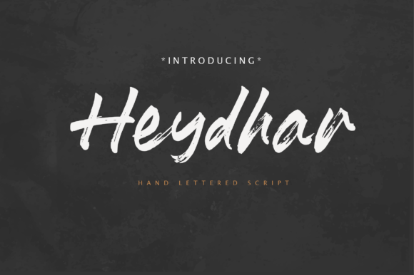 Heydhar Font Review: A Bold Script for Campaign Design