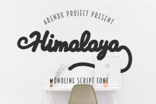 Himalaya: A Bold Handwritten Font That Elevates Digital Layouts