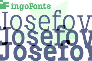 Josefov: A Narrow Slab Serif Font for Modern Web Design