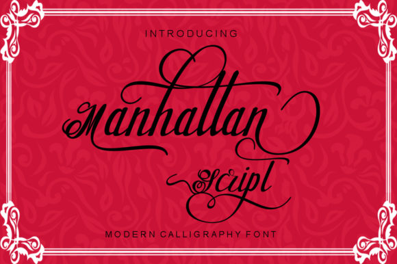 Manhattan Script: A Handmade Maker's Essential Typeface
