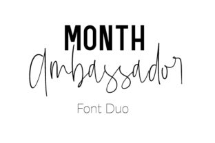 Mont Ambassador Duo: A Script Handwritten Font for Modern Brand Identity