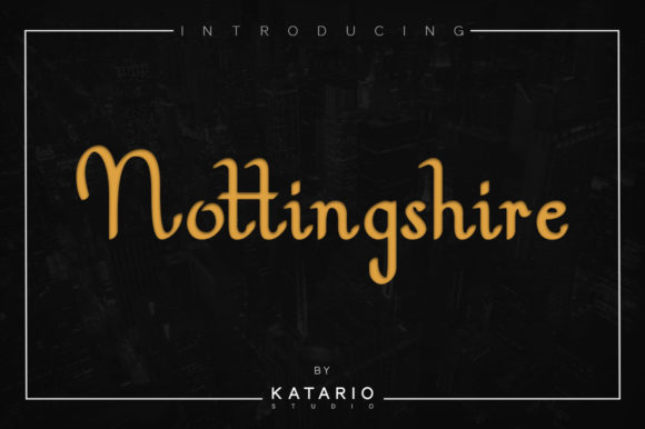 Nottingshire: A Serif Font That Brings Warmth to Editorial Design