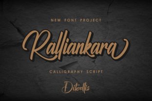 Ralliankara: A Handwritten Font That Elevates Handmade Products