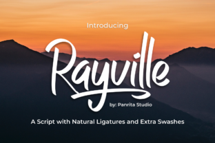 Rayville Font Brings Handwritten Charm to Your Craft Shop