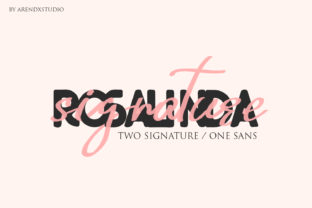Rosalinda Trio: A Versatile Script Handwritten Font for Handmade Creators