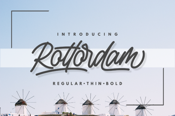 Rottordam: A Handwritten Font That Brings Campaigns to Life