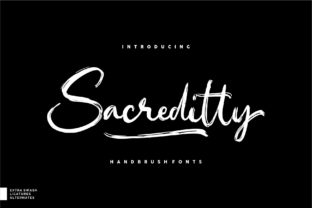 Sacreditty Brings Warm Handwritten Charm to Editorial Design