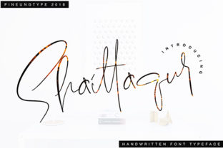 Shaittaqur: A Bold Handwritten Font for Modern Web Interfaces