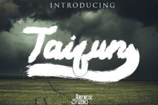 Taifun: A Handwritten Font That Demands Attention