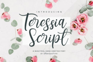 Teressia Script: A Handwritten Font with Natural Flow