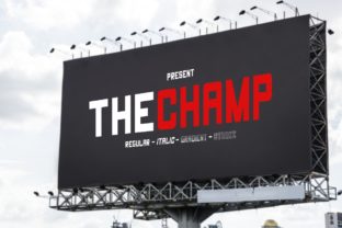 The Champ Font Review: A Sporty Sans Serif for Bold Branding